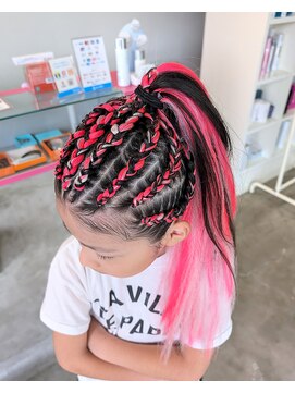 アンゼロ(UNZELO) ポニーテールコーンロウ