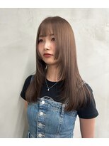 ニコ トウキョウ 渋谷(nico TOKYO)&nbsp;ロング/レイヤーカット/顔まわり/グレージュ/透明感カラー/渋谷