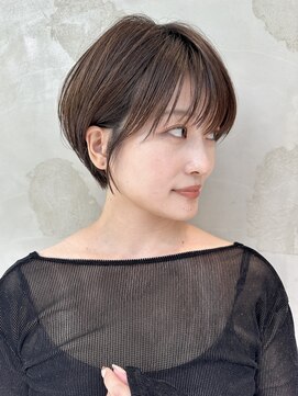 ビュートリアム 南青山(BEAUTRIUM) 大人ショートボブショートカット丸みショート髪質改善30代40代