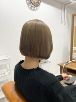 ネイロ 錦糸町(NeiRo)&nbsp;魅力倍増カールセミディシアーカラーダークアッシュショートヘア