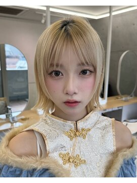 サンド 池袋(sand) 中華ボブ/レイヤーボブ/姫カット/ハイトーン