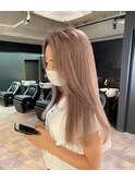 髪質改善/心斎橋美容室/大阪ハイトーン/ベージュカラー