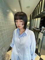 スニュウ(snuw)&nbsp;【snuw mina】姫カット/透明感カラー/顔まわりカット/伏見