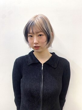 ダブ ギンザ(DaB ginza) デザインカラー/ケアブリーチカラー/ショートボブ/ミニボブ