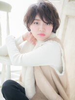 モッズ ヘア 福岡姪浜店(mod's hair)&nbsp;mod's姪浜/くすみベージュ似合わせカット抜け感小顔ショートi