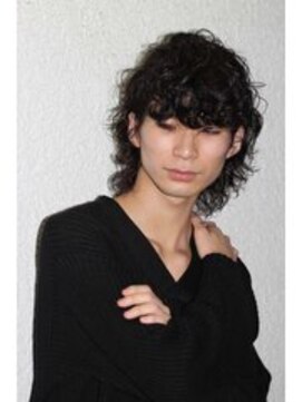 ブークル(boucle) メンズウルフパーマ メンズロングパーマ メンズウルフ