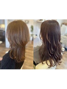 商材のプロのオーナーがこだわる薬剤を使用！カラーの塗り方一つにも、ダメージレスを考えた施術が大好評◎