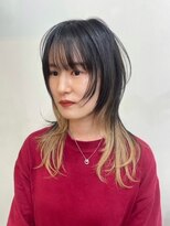 サンチャサロン(sancha salon) ウルフとインナーカラー