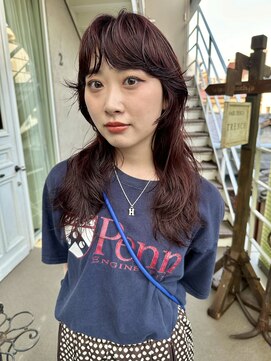 トレンチ(TRENCH) ロングパーマ レイヤーカット レイヤーパーマ