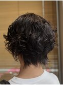 秋の大人可愛い◎くびれショート×ケアパーマ