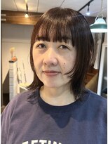 エチカ(ethica) レイヤー/ミディアムレイヤー/切りっぱなし/ボブ