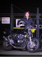 バイクに乗るのも大好きです！