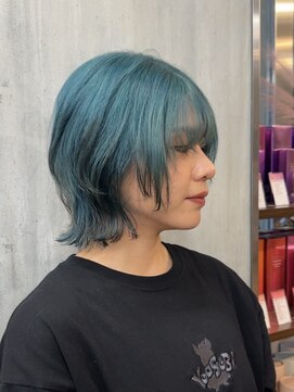 ターコイズグリーン×ウルフ