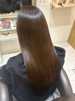 コルテ 倉敷西阿知店(CoRte.)&nbsp;地毛風ストレート/美髪ロング/髪質改善/チョコレートブラウン/冬