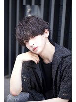 ヴェイン 渋谷(vain)&nbsp;メンズ渋谷束感ショート波巻きカットパーマ最旬k