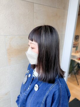 ミラバイケンジ 藤沢(Mira by KENJE) 白髪ぼかし細めハイライト30代40代50代【藤沢 藤沢駅】