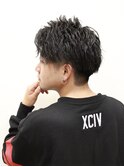 刈り上げツーブロック/ツイストスパイラルパーマ