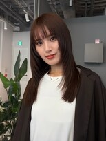 トリッカ 銀座(tricca)&nbsp;韓国ロングレイヤー/顔まわりカット/透明感カラー