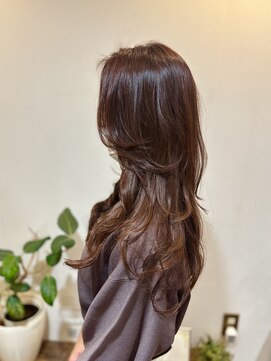 セレスト 心斎橋店(CELESTE) 白髪ぼかし30代40代/艶感ピンクくびれレイヤー