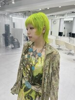 ギア(GEAR.)&nbsp;【個性派ブリーチカラー大歓迎】三宮で叶♪ライムグリーンカラー