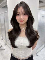 フォルテ 表参道店(FORTE) ラテグレージュ/顔周りレイヤーボブ/韓国/結べるレイヤーカット