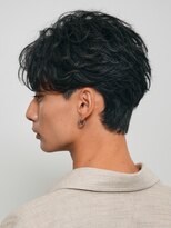フィフス 大分(fifth)&nbsp;大分フェザーパーマメンズカットラウンドマッシュセンターパート