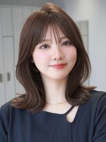 アンアミ オモテサンドウ ザ ツー(Un ami omotesando THE2)&nbsp;ミディアム/ミディアムレイヤー／レイヤーカット/ミディアムボブ