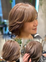 ハナワ エビス トウキョウ ヘアーサロン(HanaWa ebisu tokyo hair salon) おしゃれにぼかして、上品に。