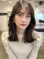 アビー 福岡天神(ABBEY)&nbsp;ミディアムヘアレイヤーカット前髪カット髪質改善トリートメント