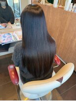 アース いわき店(HAIR&MAKE EARTH)&nbsp;シルキーロングストレート