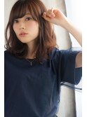 【adorable】モテ感♪毛先軽やか♪ゆるふわラフミディ