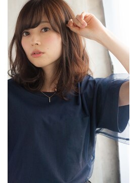 アドラーブル 松崎店(adorable) 【adorable】モテ感♪毛先軽やか♪ゆるふわラフミディ