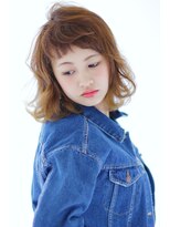 トーン 堺北野田店(tone.)&nbsp;ショートバング×カジュアルウエーブボブ