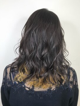 アヴァンス 神戸元町店(AVANCE.) インナーカラー×アッシュベージュ×裾カラー