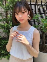 ビューイースト 亀戸 錦糸町(VIEW EAST)&nbsp;大人かわいい簡単スタイリングシースルーボブ