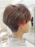 刈り上げアクセサリーカラーショート【RENJISHI 松岡】