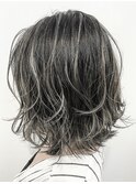 #ハイライト#バレイヤージュ#外国人風カラー#アッシュグレー