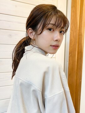 オーシャン(Ocean) ［OCEAN Hair&Life 水田成美］マロンベージュ×簡単アレンジ