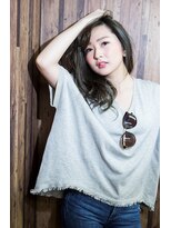 ミエル ヘア 新宿(miel hair)&nbsp;〈mielhair新宿〉ナチュラル艶ミディ　TOKIO　黒髪