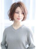 大人かわいい20代30代40代伸ばしかけショートボブ