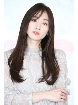 ワールドビューティビバルト 宝塚店(WORLD BEAUTY VIVALTO) シースルーバング×ツヤ髪ロングスタイル☆