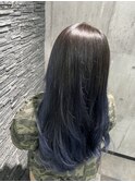 青みパープルグラデーション