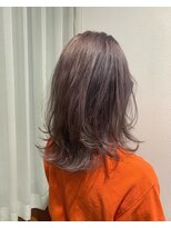 トップヘアー 本店(TOP HAIR) 外ハネ×ミディアムヘア/くびれレイヤー/ニュアンスカラー