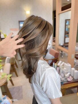 ヘアメイク ミチ 富田店(HAIRMAKE MICHI) 【MICHI 富田店　古作蓮】ツヤ髪　水素カラー