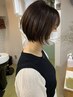 カット+縮毛矯正+髪質改善oggiottoトリートメント　￥19500-