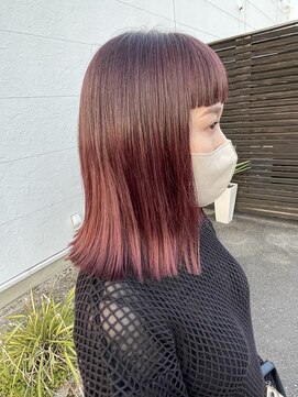 ブーム(BOOM) 秋冬深みワインレッドカラー【大分】