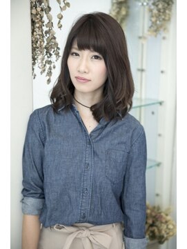 ルルディ バイ アフロディーテ銀座(luludi by APHRODITE) グレージュカラー/ボブウルフ/黒髪/ココアベージュ/[銀座/白髪］