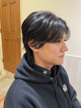 ネオリーブ クタ 町田店(Neolive kuta) マッシュウルフ×ブルーブラック【町田/町田駅】