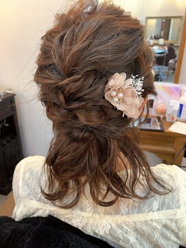 リッチェル(Richell) ハーフアップアレンジ