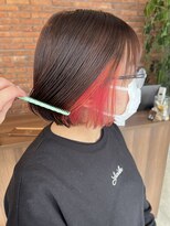 ルーチェ(Luce)&nbsp;ピンク　イヤリングカラー×ボブ